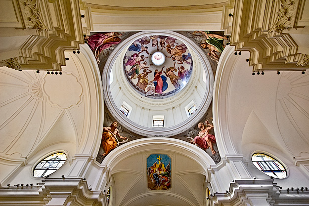 Ceiling of the Basilica del SS Salvatore in Noto, Sicily