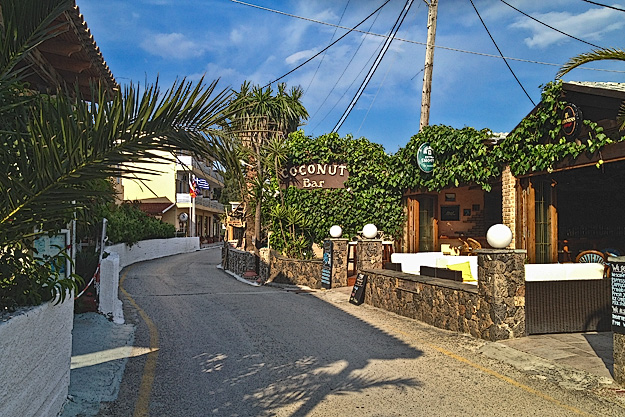 Lovely little town of Arillas has long offered 'spiritual' tourism, with meditation and Yoga centers sprinkled around the hills