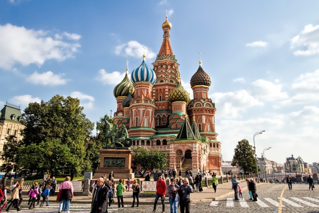 PHOTO: St. Basil's Cathedral in Red Square