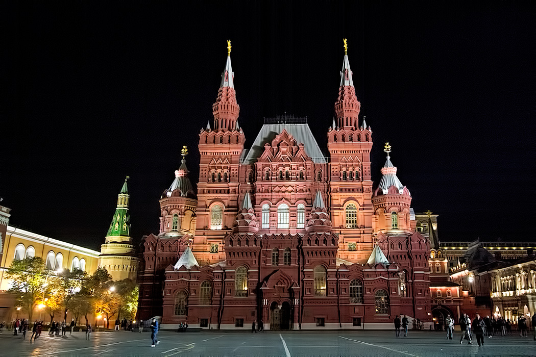 State Historical Museum in Red Square Moscow