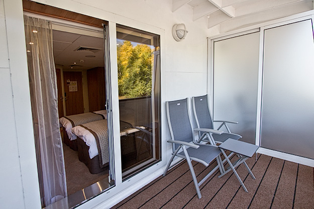 Private balcony of my stateroom