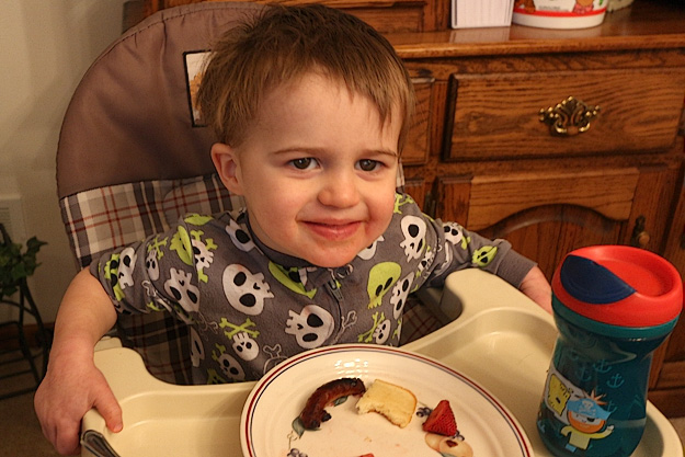 My great-nephew, Dominic, made four generations at our Thanksgiving gathering