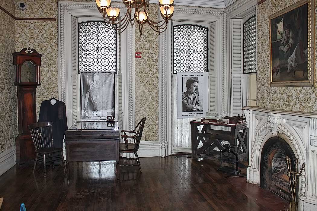 The Jane Addams Hull-House Museum is a monument to social reformer Jane Addams, who worked tirelessly to better the lives of immigrants in Chicago, beginning in 1889