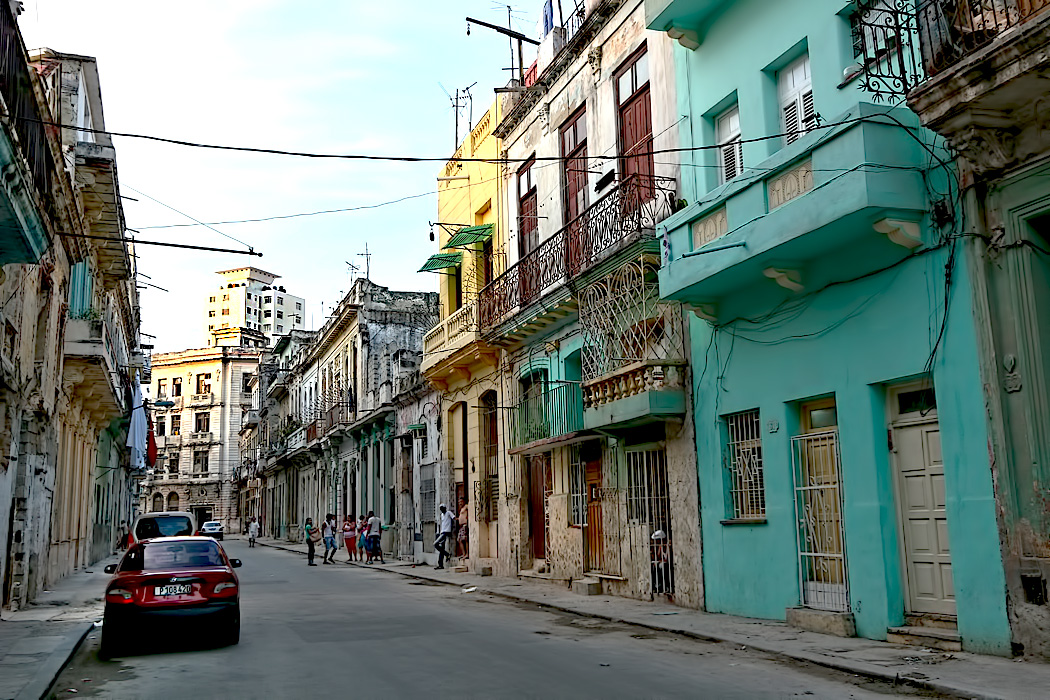 Many homes in Old Havana, Cuba await restoration