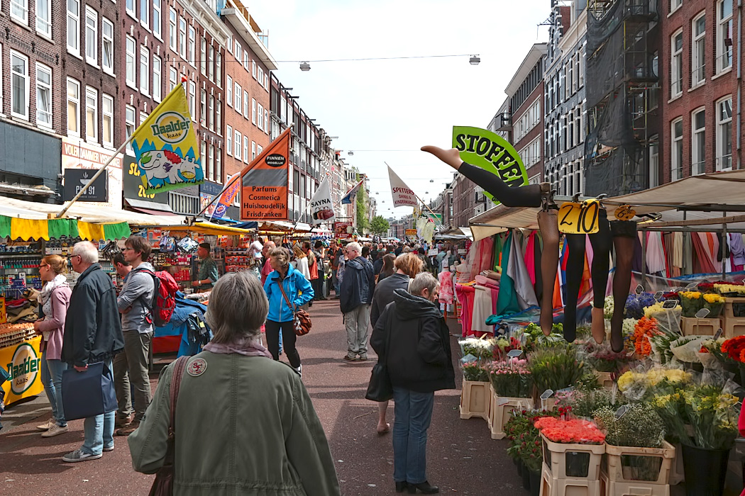 Albert Cuyptmarkt in Amsterdam The Netherlands
