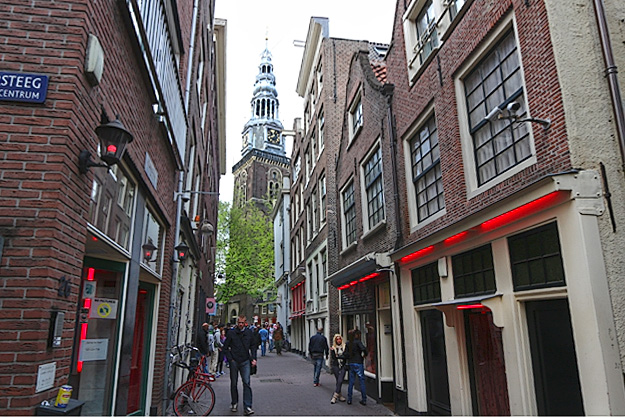 The Red Light District of Amsterdam