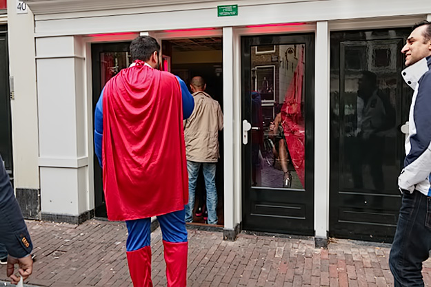 The Red Light District of Amsterdam