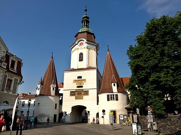 Steiner Tor, the gate to the Old Town in Krems, Austria