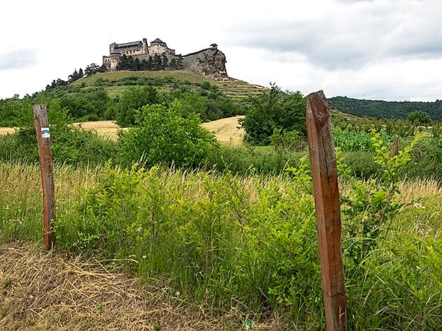 Blodogko Castle surveys the Zemplen countryside in northeast Hungary