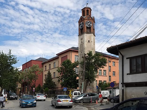 Clock Tower in Pristina, Kosovo