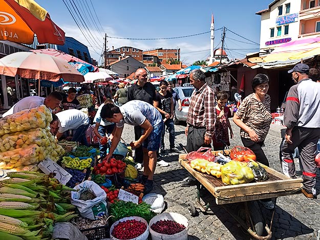 The Old Bazaar in Pristina, Kosovo