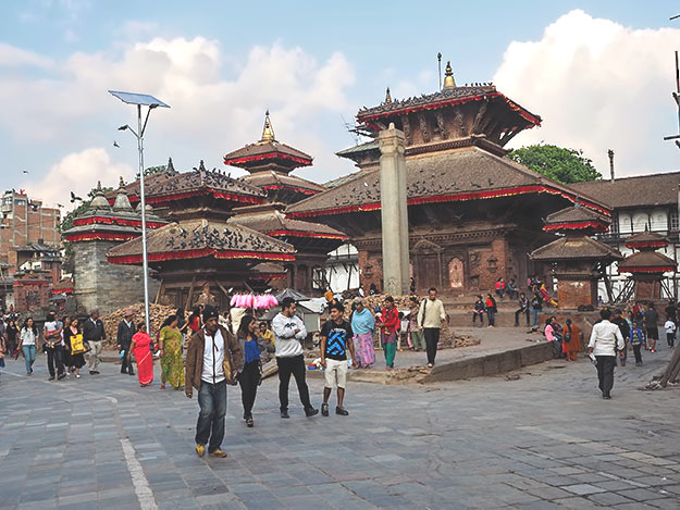 Kathmandu's Durbar Square after the earthquake