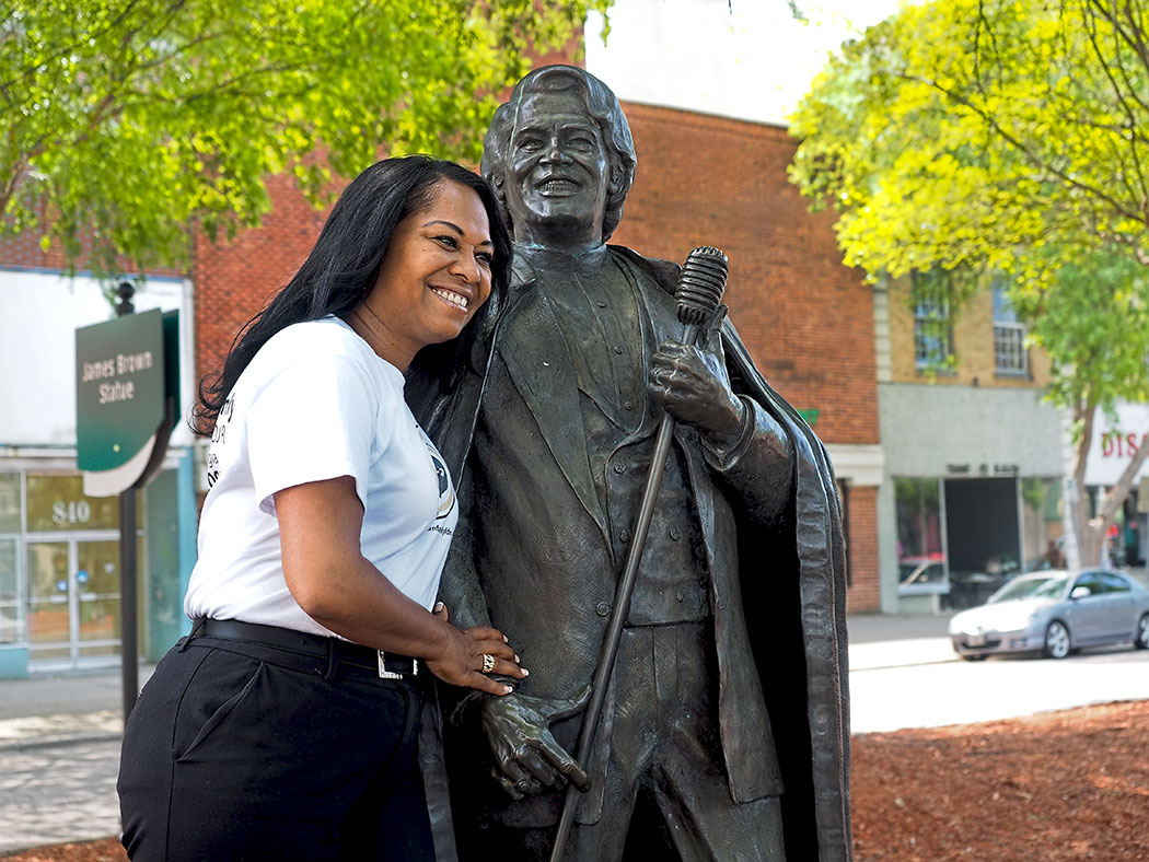 James Brown statue in Augusta, Georgia