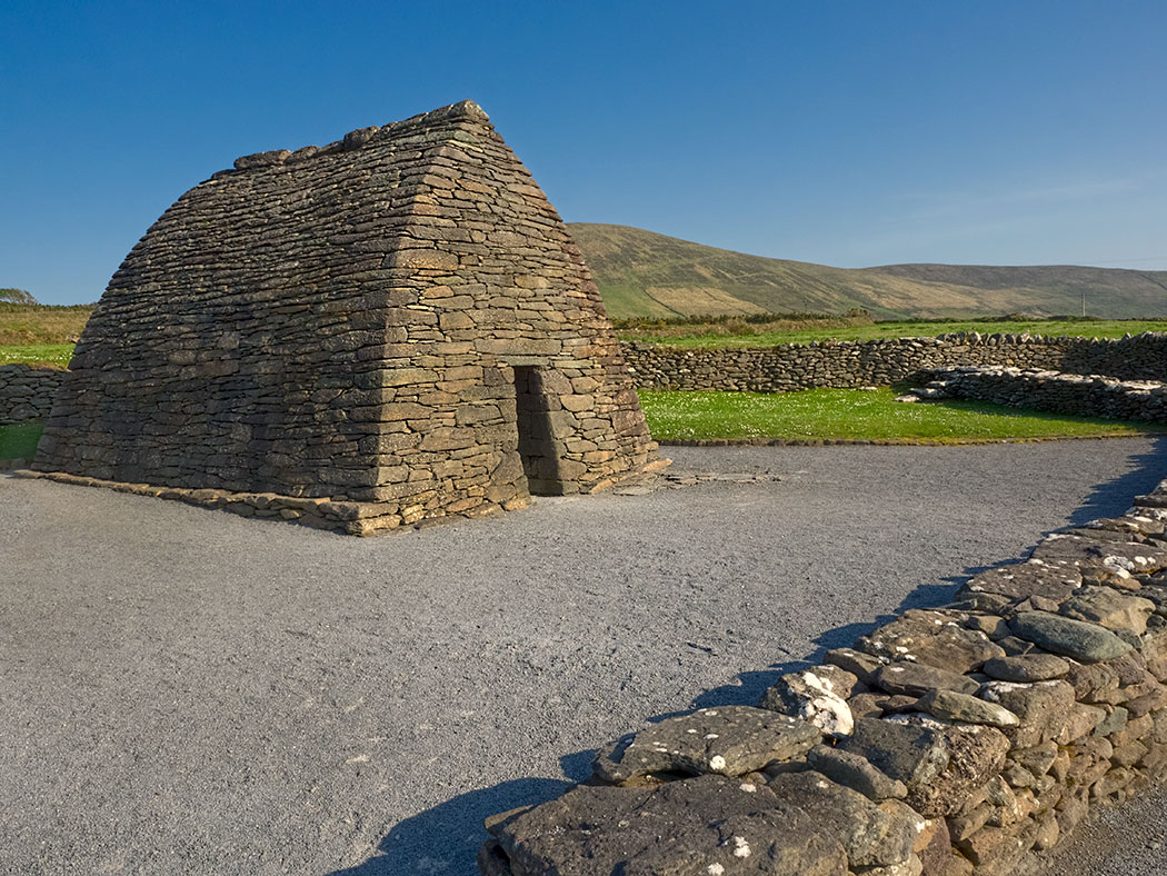 Gallarus Oratory, an early Christian Church on the Dingle Peninsula of Ireland