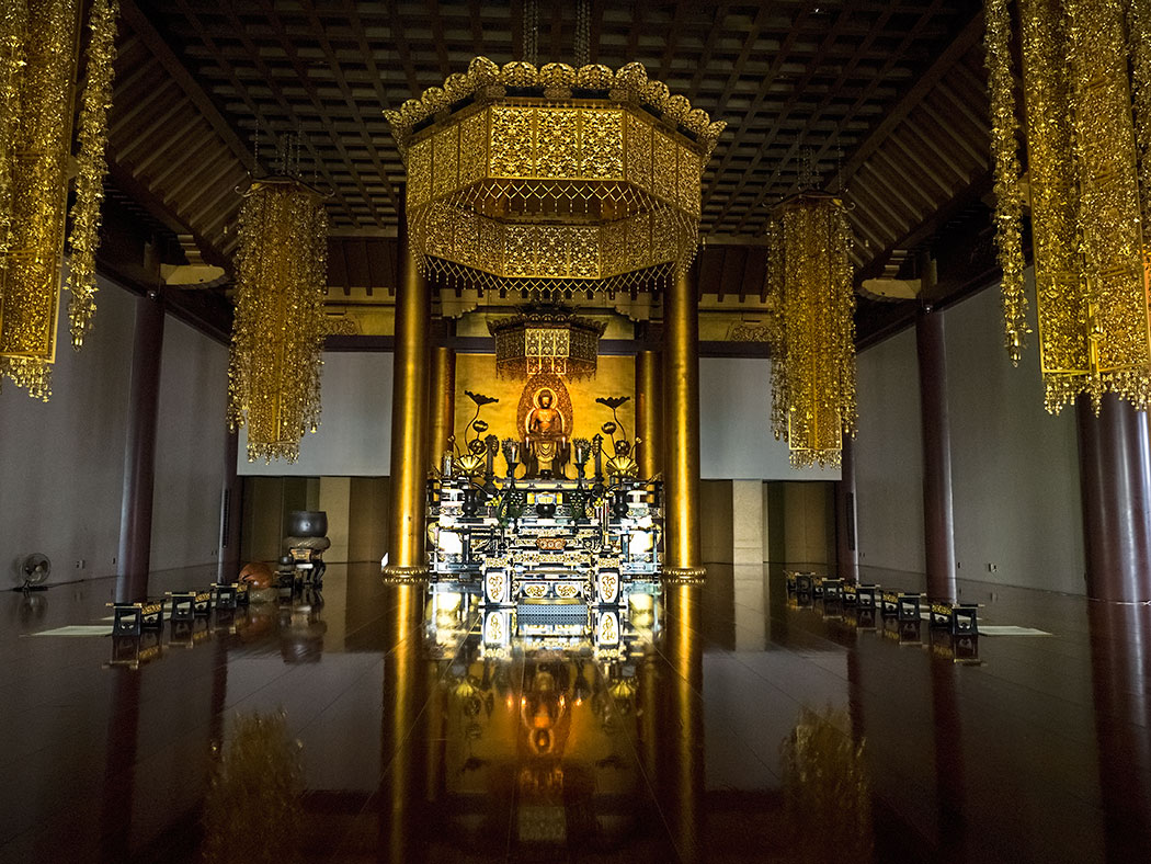 Main Hall at Zojoji Temple complex in Tokyo, Japan