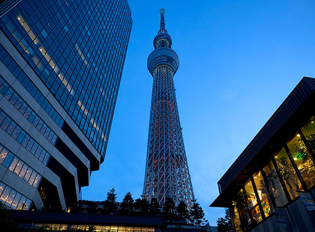 Tokyo Skytree is one of several attractions that will provide a birds-eye view of Tokyo from on high
