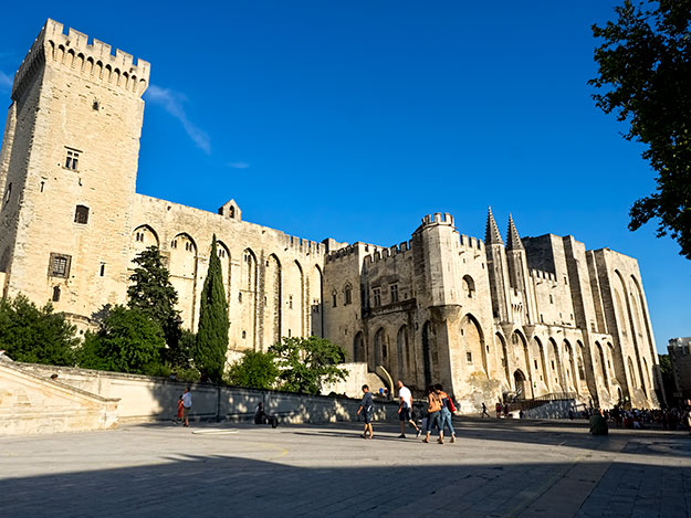 Palace of the Popes in Avignon, France, was home to the Papal Court for more than 70 years