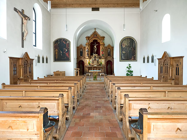 Kapuzinerkloster (Capuchin Monastery) in Feldkirch, Austria, attracts pilgrims who wish to heal their headaches