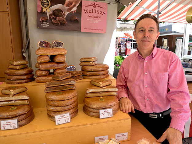 Cakes filled with almond paste were one of the delicacies available during National Day in Liechenstein