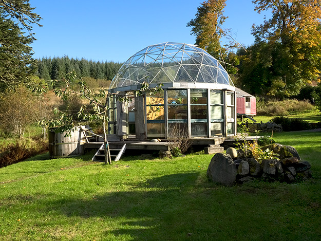 These domes are being repurposed for outdoor yoga