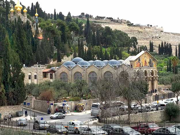 Church of All Nations and the garden of Gethsemane