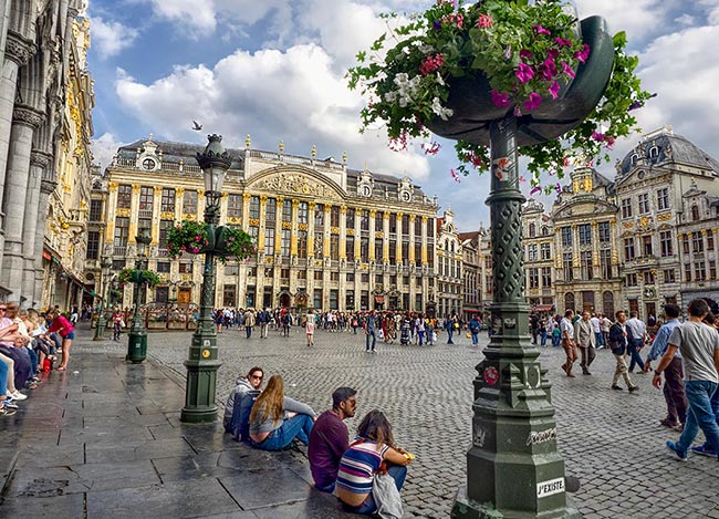 The Grand Place in Brussels, Belgium, is the heart of the city