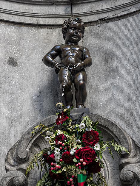 Manneken Pis statue is perhaps the most popular thing to do in Belgium