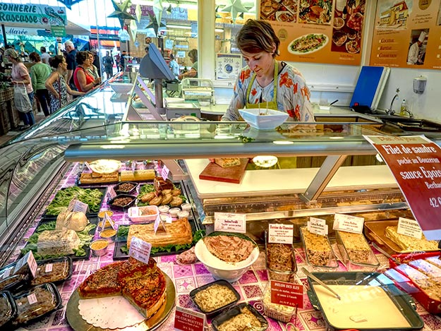 Les Halles Market is an important part of the gastronomic tourism in Dijon, France