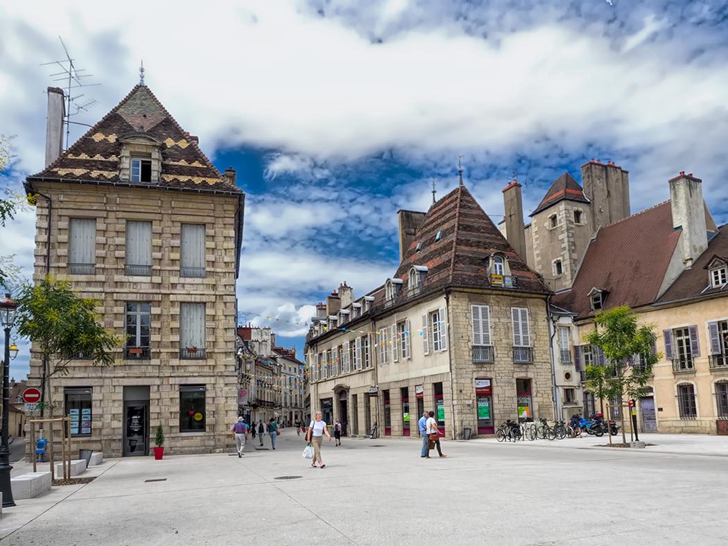 Place des Cordeliers in Dijon, France