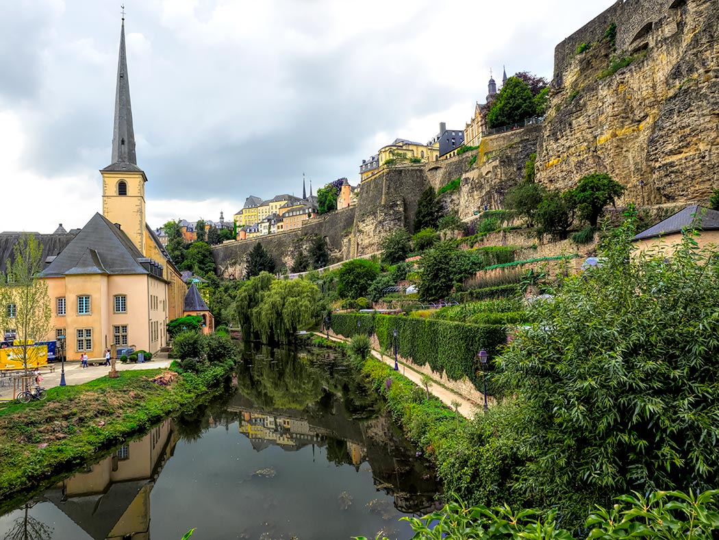 More than 20 miles of casements were dug into the 230-foot high bluff that surrounds the Grund Quarter of Luxembourg City