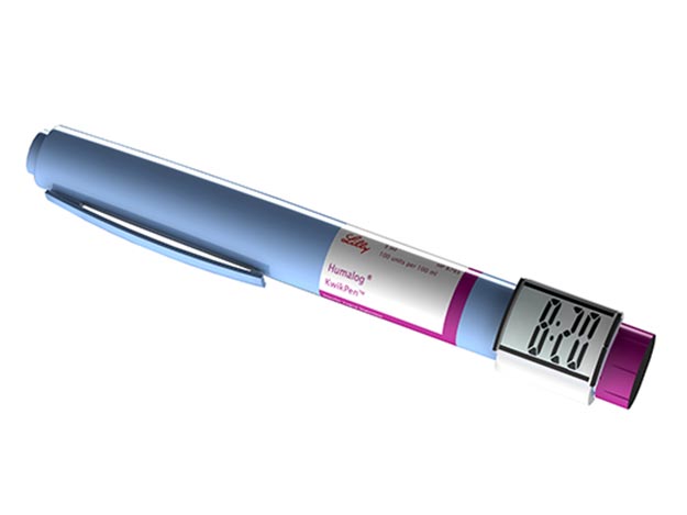D-time, a device that helps persons with diabetes to know exactly when they last injected insulin