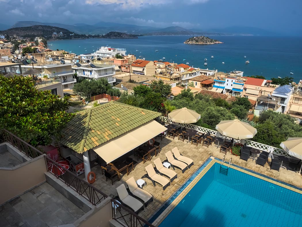 With its protected harbor and more than a mile of pristine sand beaches, the Peloponnese town of Tolo has grown from a small fishing village to become the Riviera of Greece