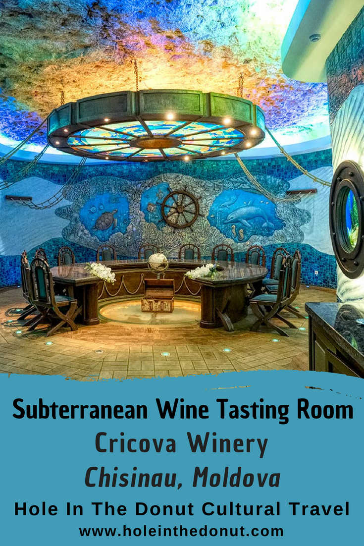 PHOTO: Subterranean Wine Tasting Room at Cricova Winery in Chisinau, Moldova