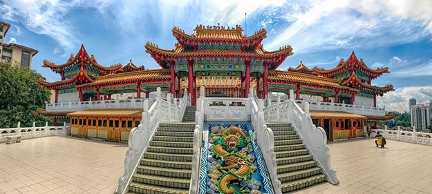 Visiting Thean Hou Temple in Kuala Lumpur, Malaysia