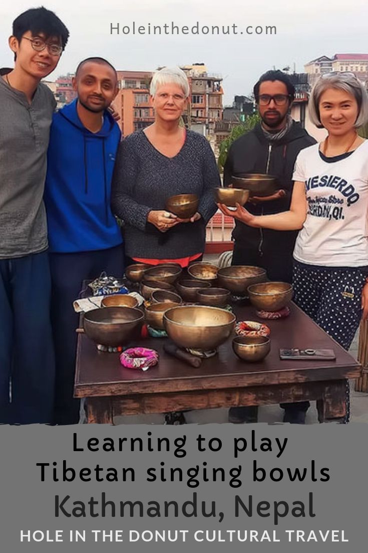VIDEO: Learning to Play Tibetan Singing Bowls in Kathmandu, Nepal