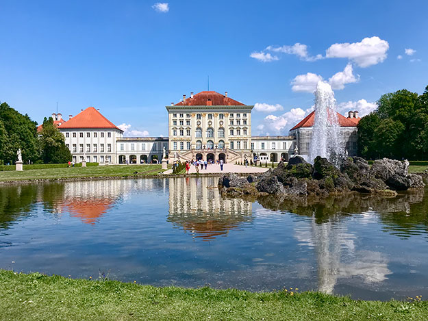 Nymphenburg Palace in Munich Germany