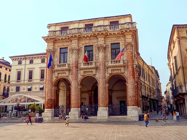 Loggia del Capitaniato in Vicenza Italy