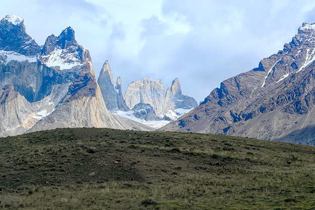 Las Torres (the towers or pinnacles), are perhaps the best known formation within the park. Although they are best seen at the end of difficult treks, I was delighted that they were also easily viewable on a guided day tour
