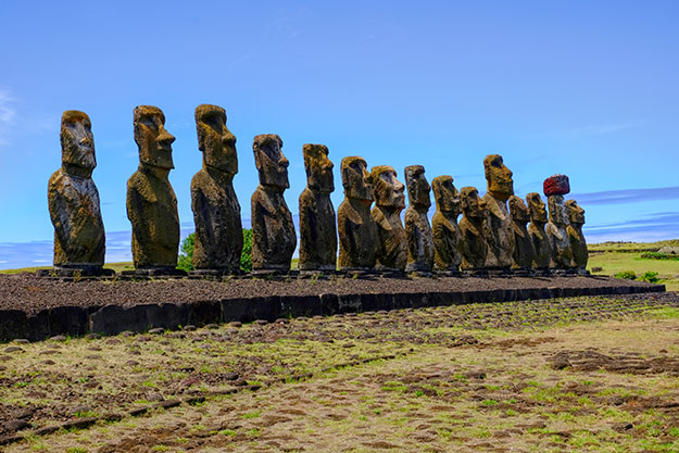 my water park slide turned into a moai emoji : r/Minecraft