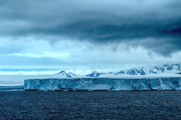 Enormous tabular iceberg at Brown Bluff on the Tabarin Peninsula