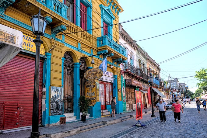 One of the top things to do in Buenos Aires is visit the La Boca neighborhood