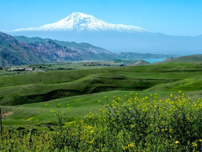 Mt Ararat Looms over Armenia Hole in the Donut Cultural Travel