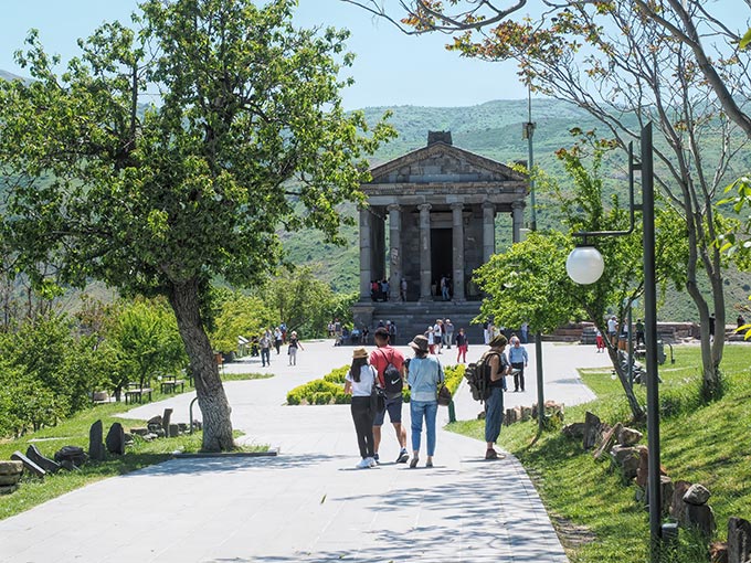 Visiting Armenia - Garni Temple, site of an early Pagan temple