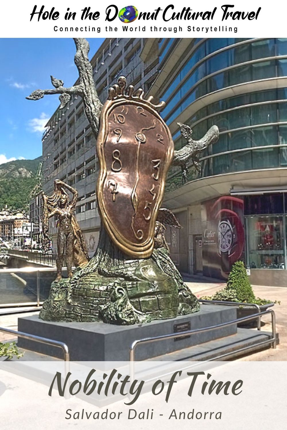 PHOTO: Salvador Dali Melting Clock Sculpture in Andorra