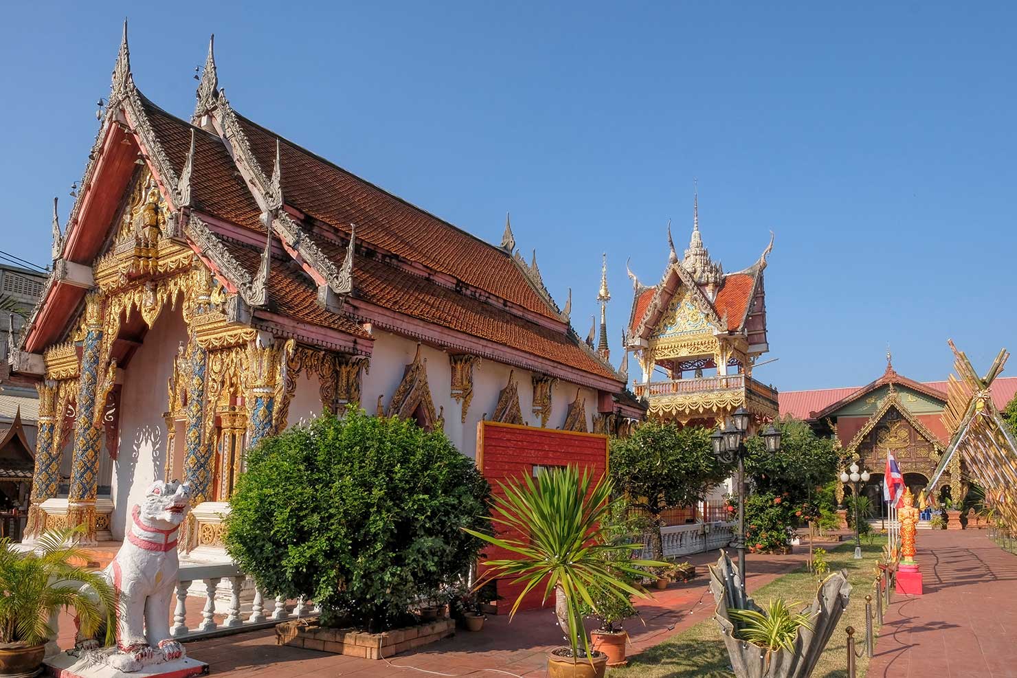 Wat Hua Weang, the temple in Nan City where the family conducted the Buddhist funeral