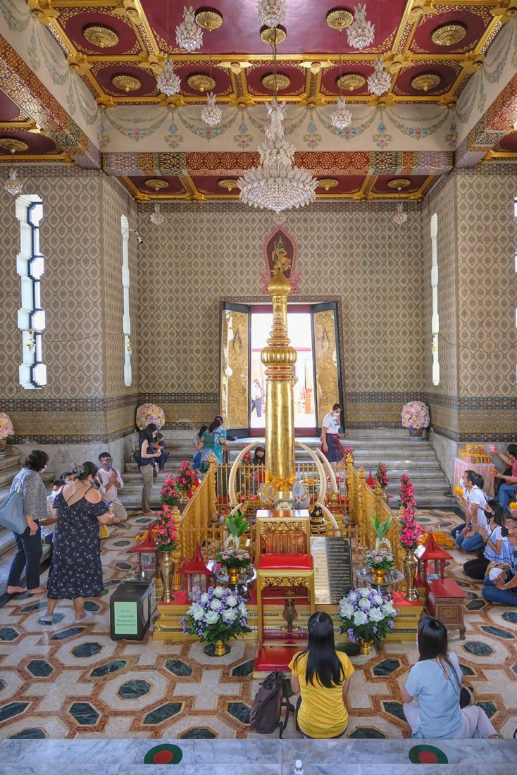 City Pillar Shrine on Rattanakosin Island in Bangkok (Krung Thep Maha Nakhon)