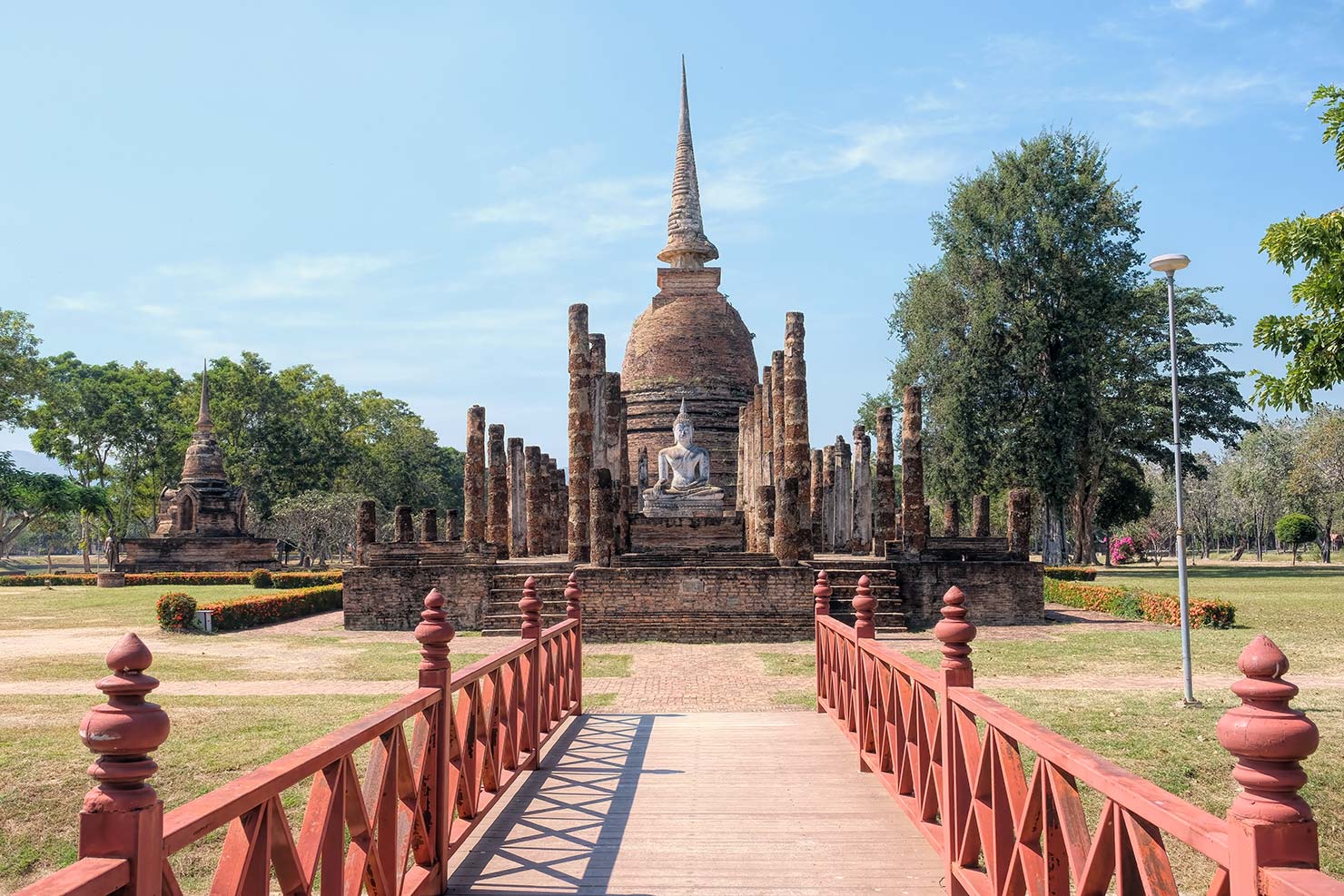 Thailand Sukhothai Historical Park Central Zone Wat Sa Si