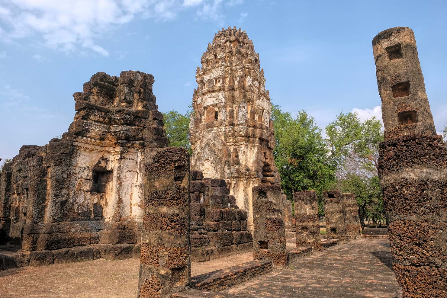 Thailand Sukhothai Historical Park Northern Zone Wat Phra Phai Luang