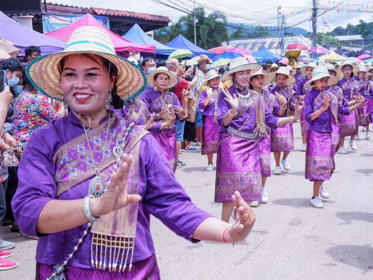 Phi ta Khon Festival in Thailand - Hole in the Donut Travel