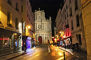 Self-guided Walking Tour of Paris France by Night with map